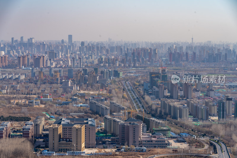 石家庄槐安路城市风光