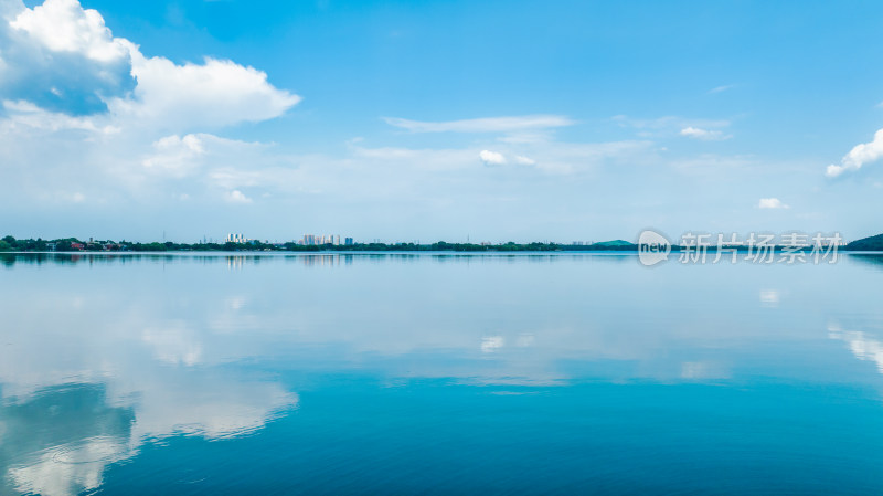 湖北武汉东湖景色航拍