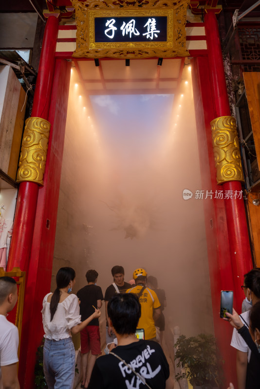 西安回民街美食街