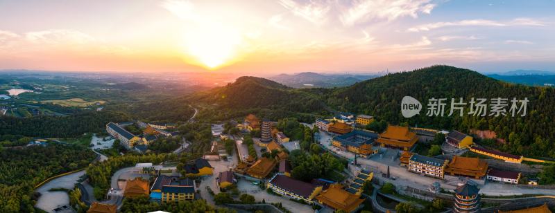 南京宏觉寺日落