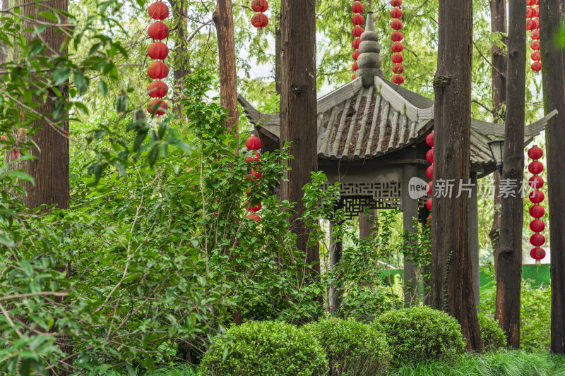 杭州飞来峰景区上天竺法喜禅寺古建筑