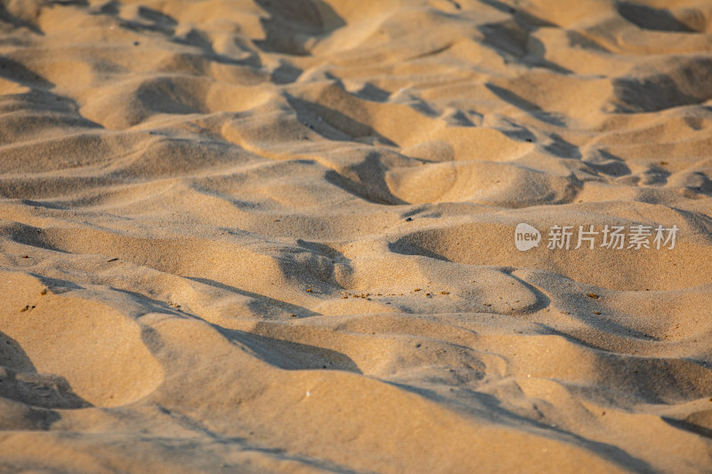 山东日照金沙滩海滨海岸海滩景观