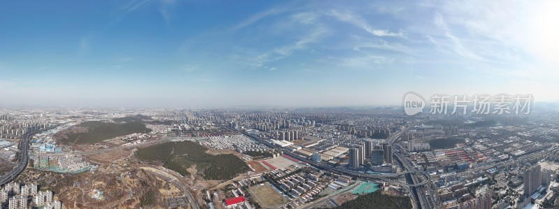 徐州城市全景航拍图片