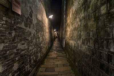 浙江嘉兴乌镇西栅夜景