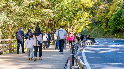 10月份的四川九寨沟景区