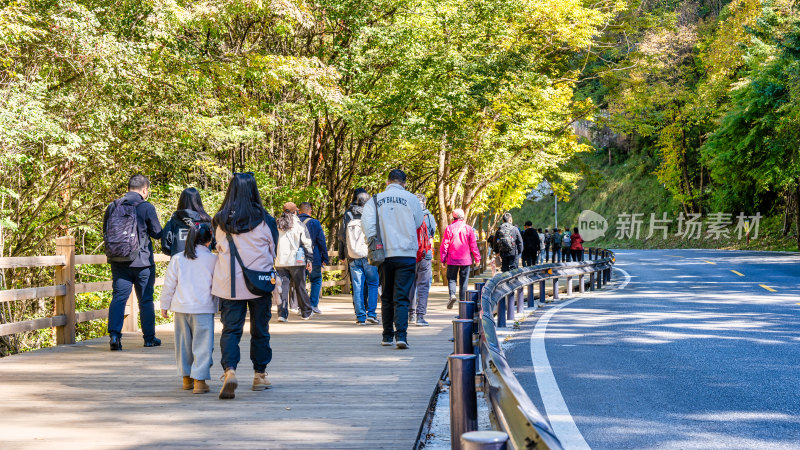 10月份的四川九寨沟景区