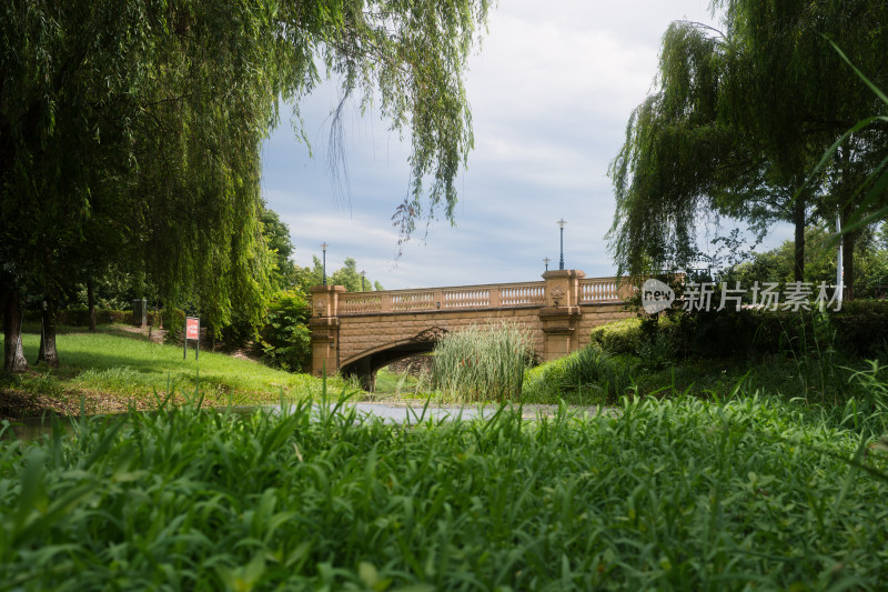 湖州西山漾湿地公园（丝绸小镇）景区风光