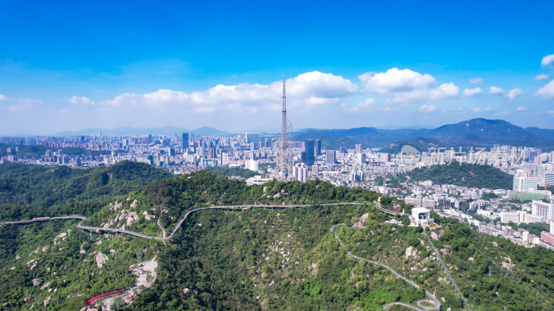 广东珠海城市风光航拍