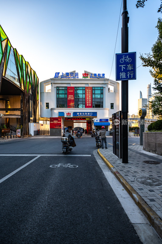 上海北外滩公平路码头景观