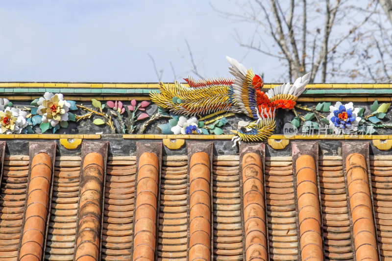 潮州开元古寺古建筑特写