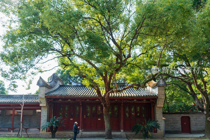 古色古香的华林寺中式古建筑景致