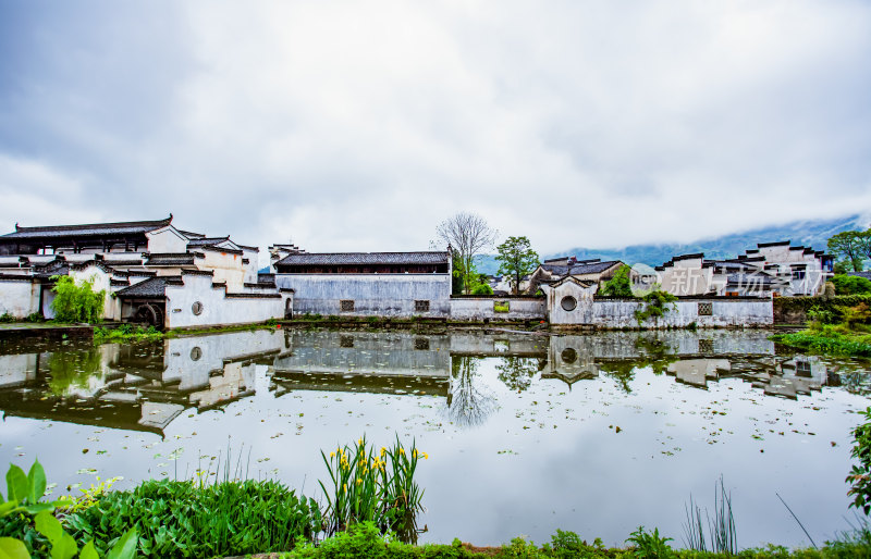 安徽黄山呈坎古村落风光