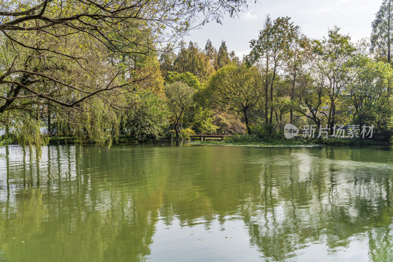 杭州西湖景区红栎山庄园林