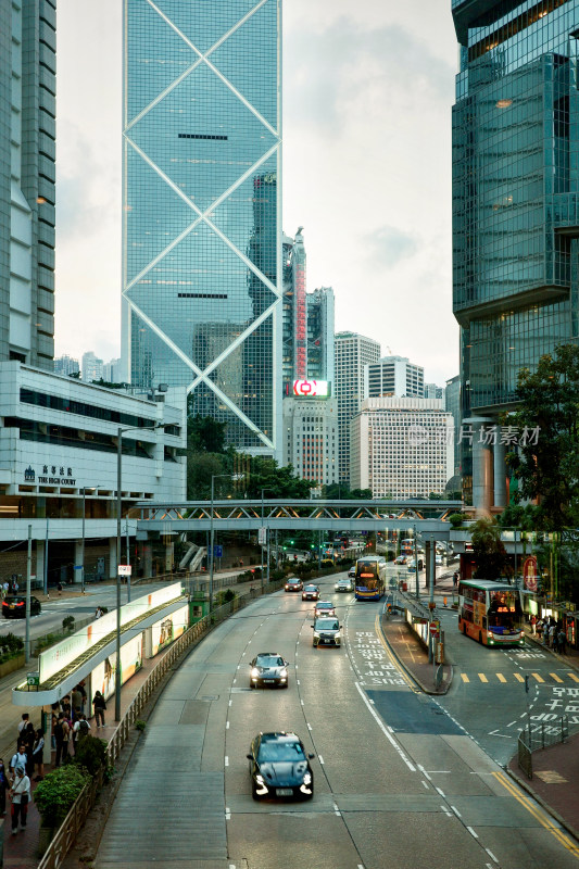 香港的街道