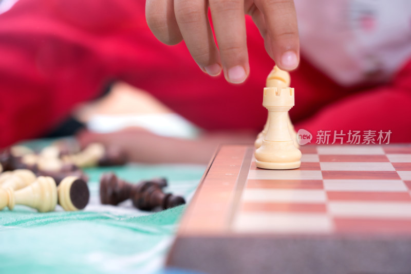 棋盘上的一个国际象棋棋子