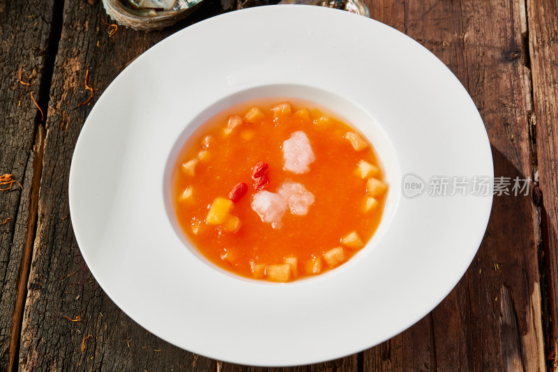 官府菜木瓜炖雪蛤