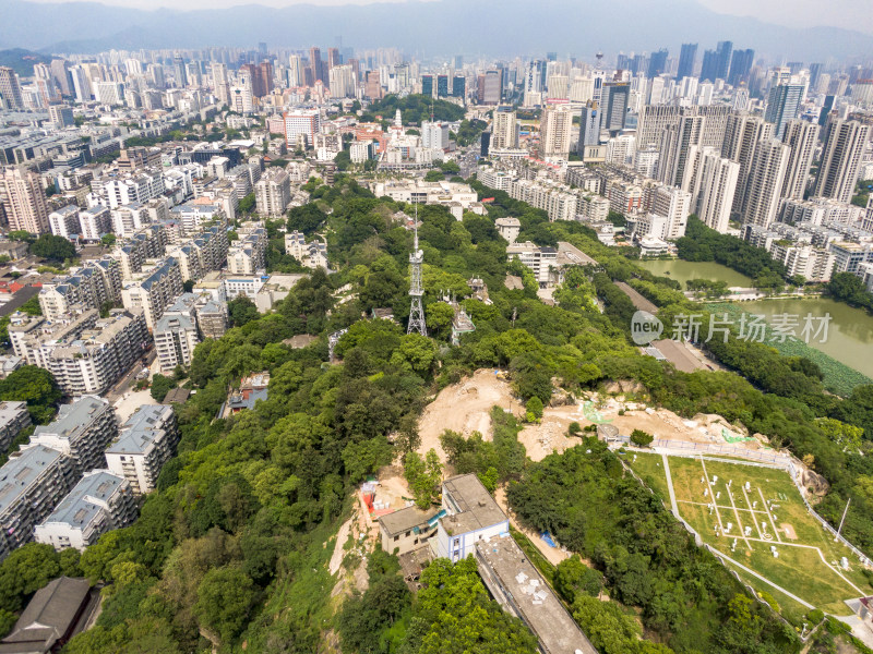 福建福州城市风光地标建筑航拍