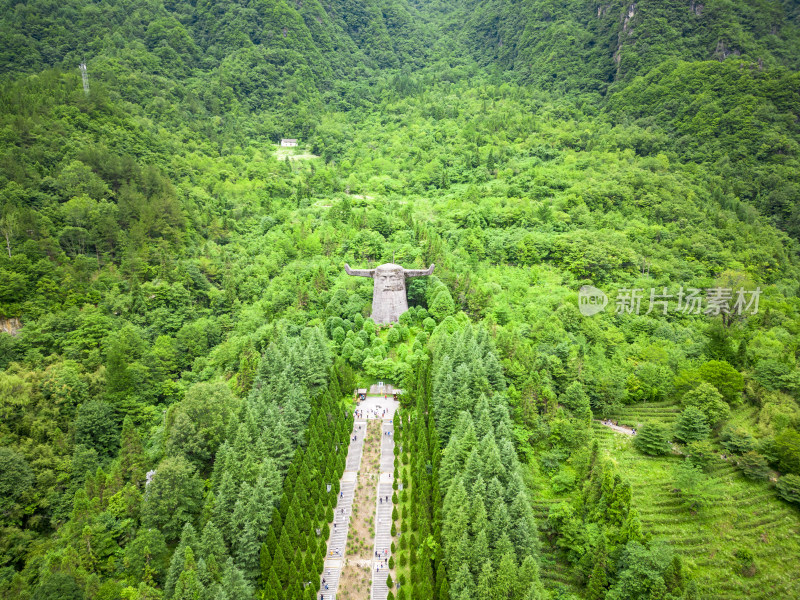 祖国大好河山青山绿水自然风光航拍图