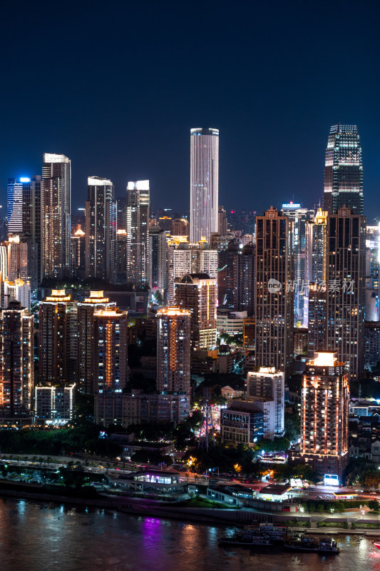 重庆城市天际线夜景