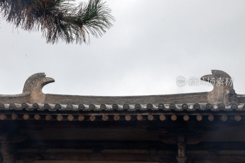 山西忻州南禅寺屋顶装饰