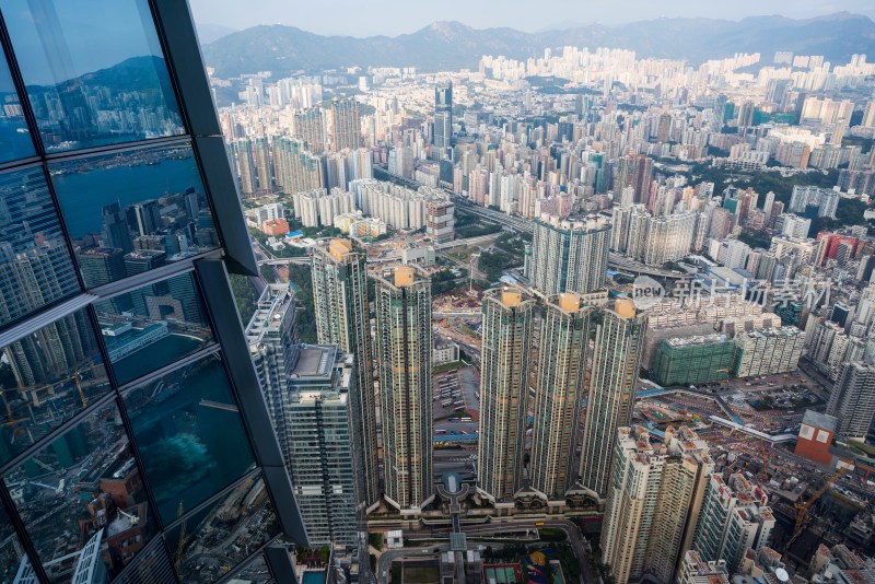 高视角看香港城市景观