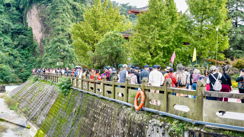 四川都江堰景区旅游综合场景