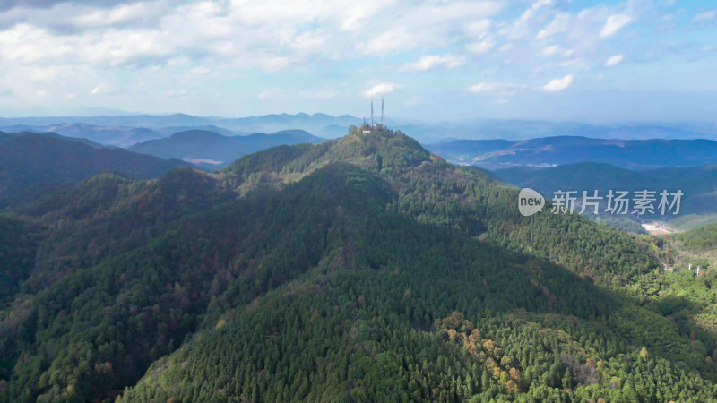 祖国壮丽山河丘陵山川航拍