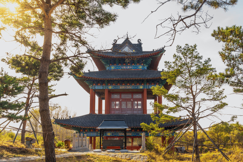 松原龙华寺楼阁