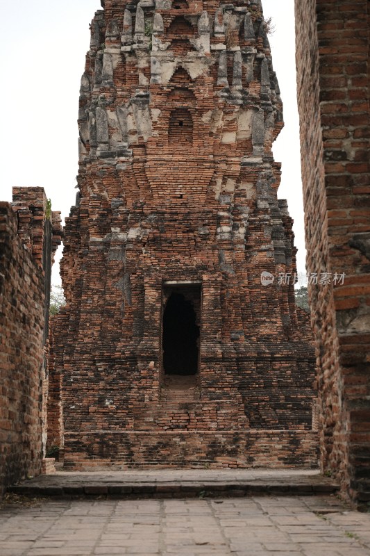 泰国大城府佛教寺庙遗迹