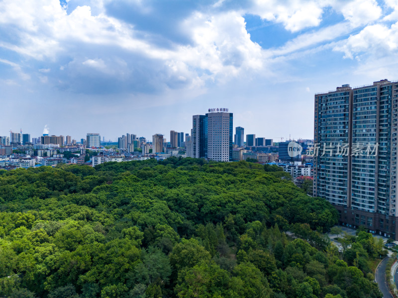 九江城市风光航拍图