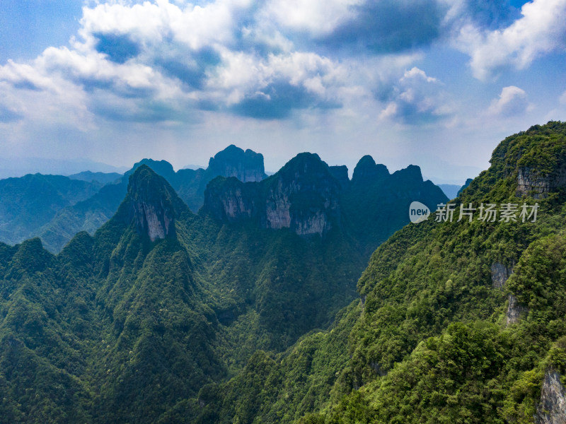 湖南张家界山川地貌摄影图