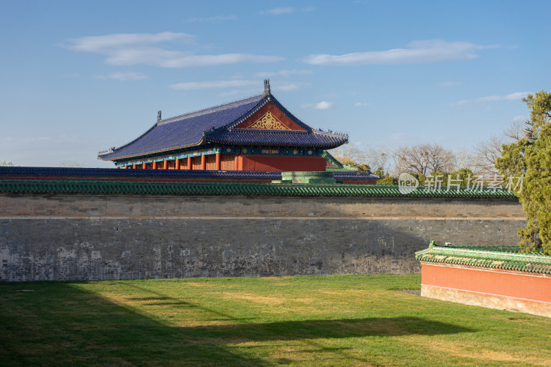 北京天坛公园自然景色