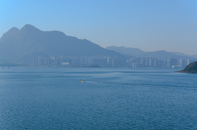 香港大埔大美督海景海岛自然风光