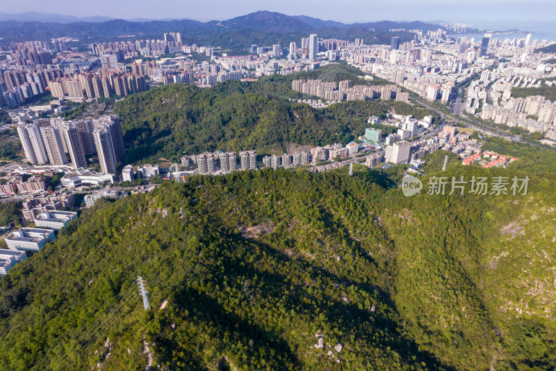 广东珠海城市大景航拍摄影图