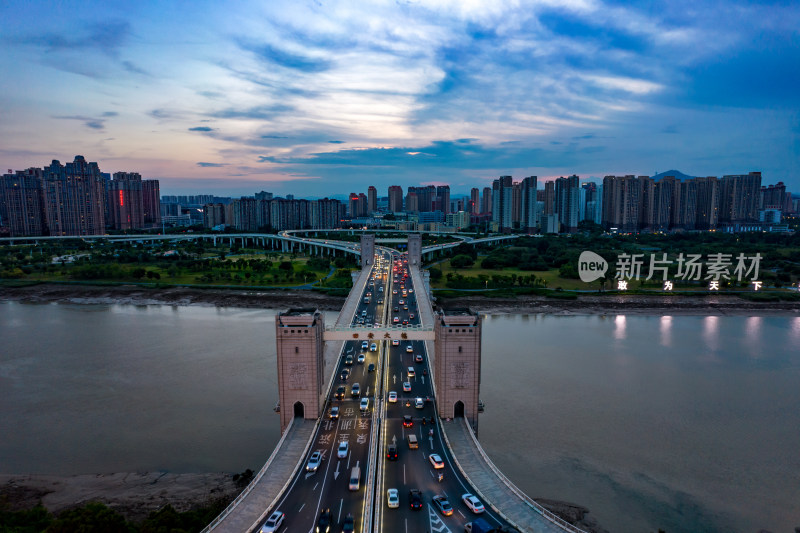 福建泉州城市风光旅游景区地标建筑航拍