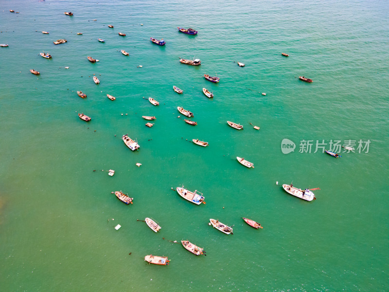 福建莆田湄洲岛5A景区航拍图