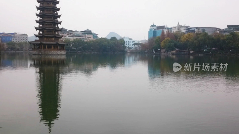 塔建筑自然风景