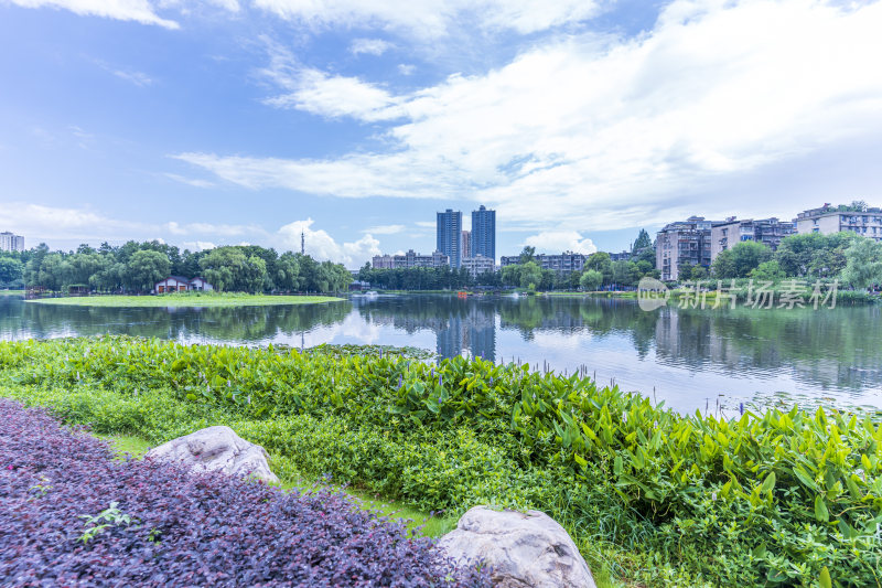 武汉武昌区紫阳公园风景