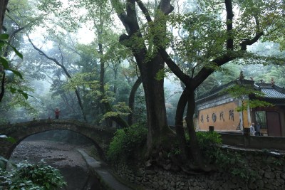 天台山千年古刹国清寺风景