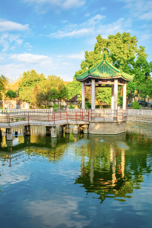 福建泉州承天禅寺园林景观