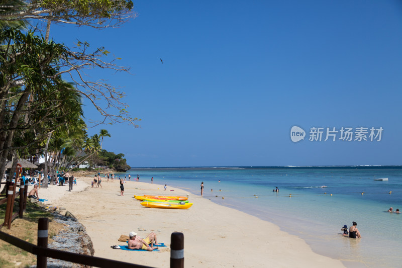 斐济的沙滩