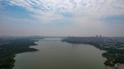 安徽蚌埠龙湖航拍图
