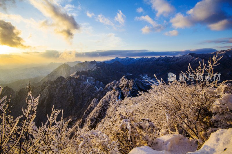 长城雪景