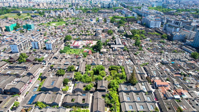 江苏扬州东关历史文化旅游区航拍