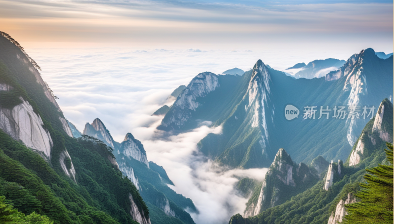 华山自然美景