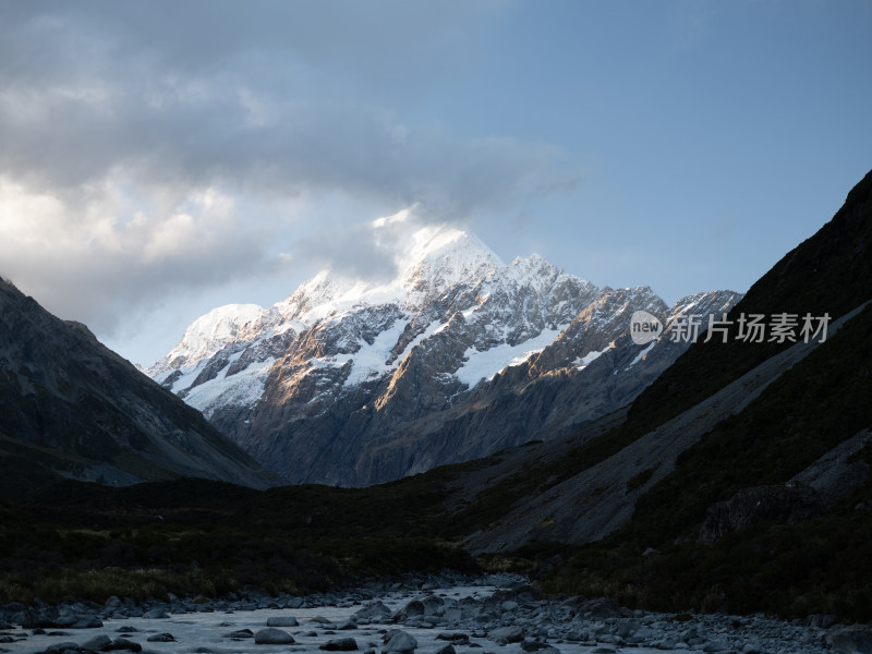 新西兰南阿尔卑斯库克雪山Mt Cook