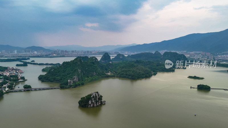 肇庆七星山5A景区航拍图