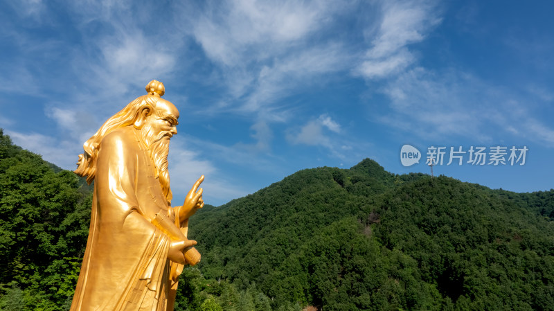 洛阳老君山景区老子雕像