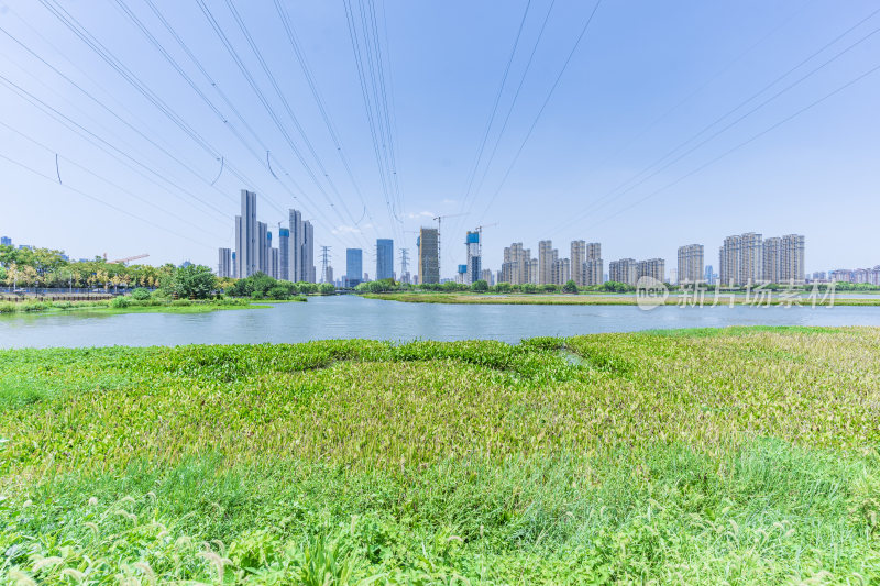 武汉洪山区杨春湖公园风景