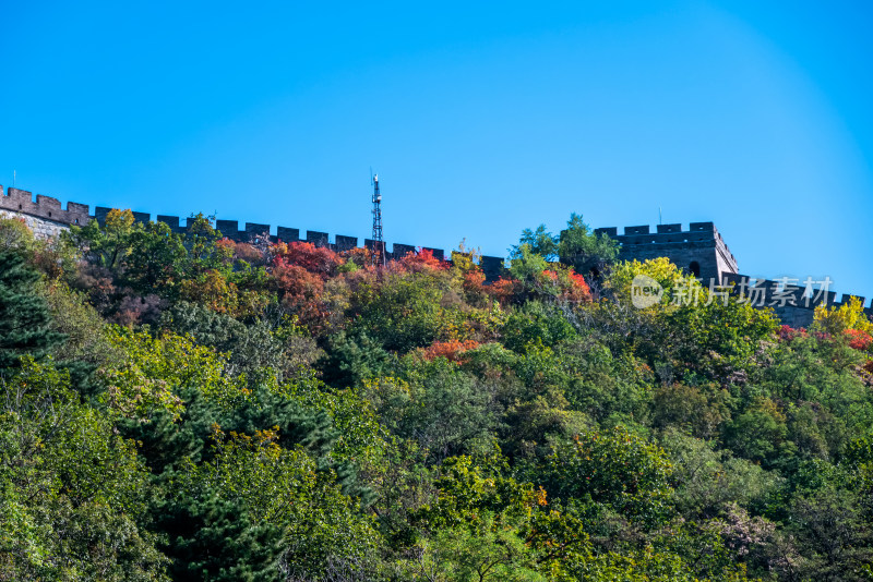 北京，慕田峪长城秋景